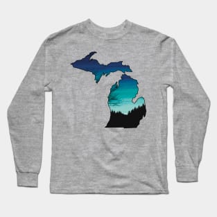 Michigan Pineywoods Long Sleeve T-Shirt